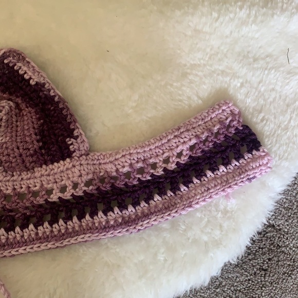 Crochet tie back top - Picture 2 of 3